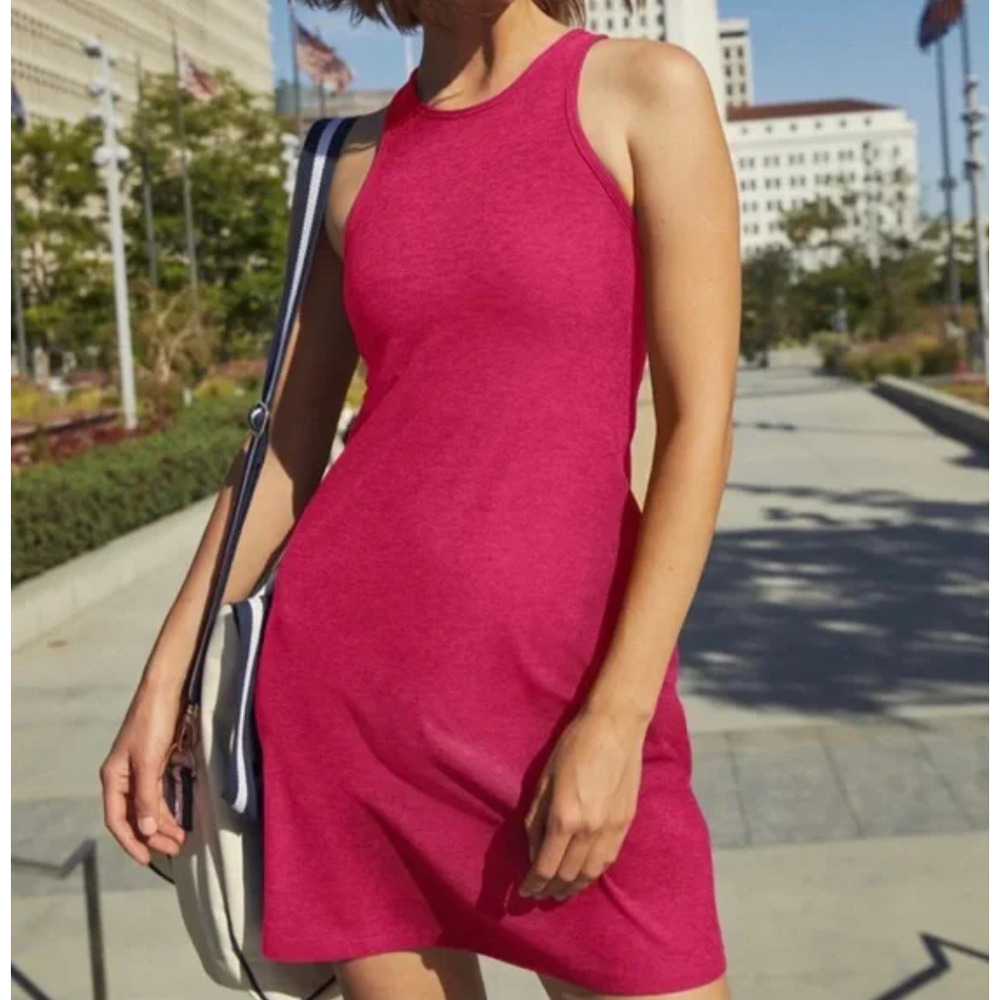 Beyond Yoga Hot Pink Mini Dress